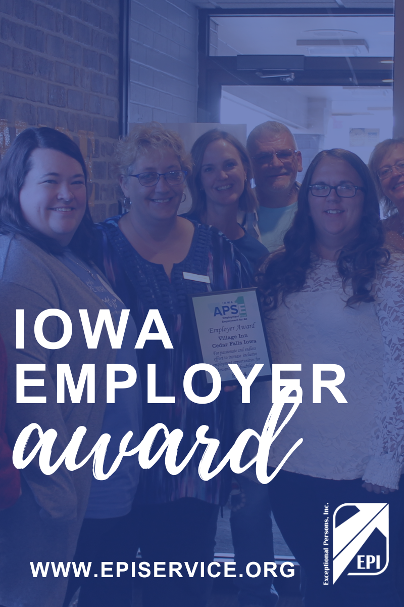 Business Partner Receives Iowa Employer Award